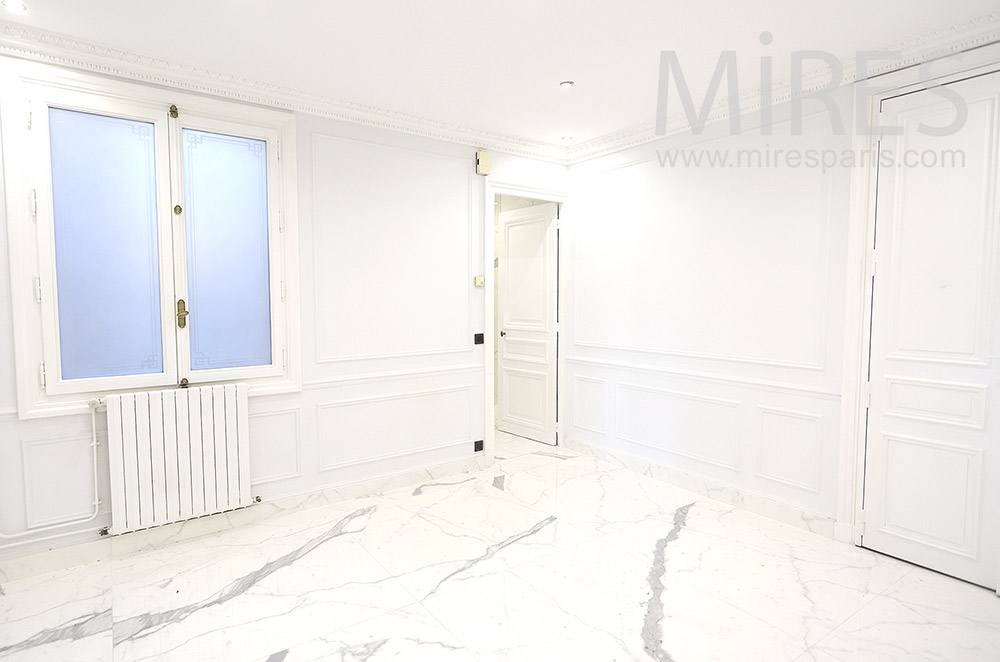 White marble floor. C1776
