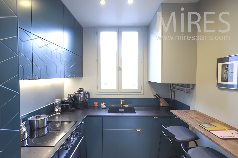 Little blue kitchen. C1788