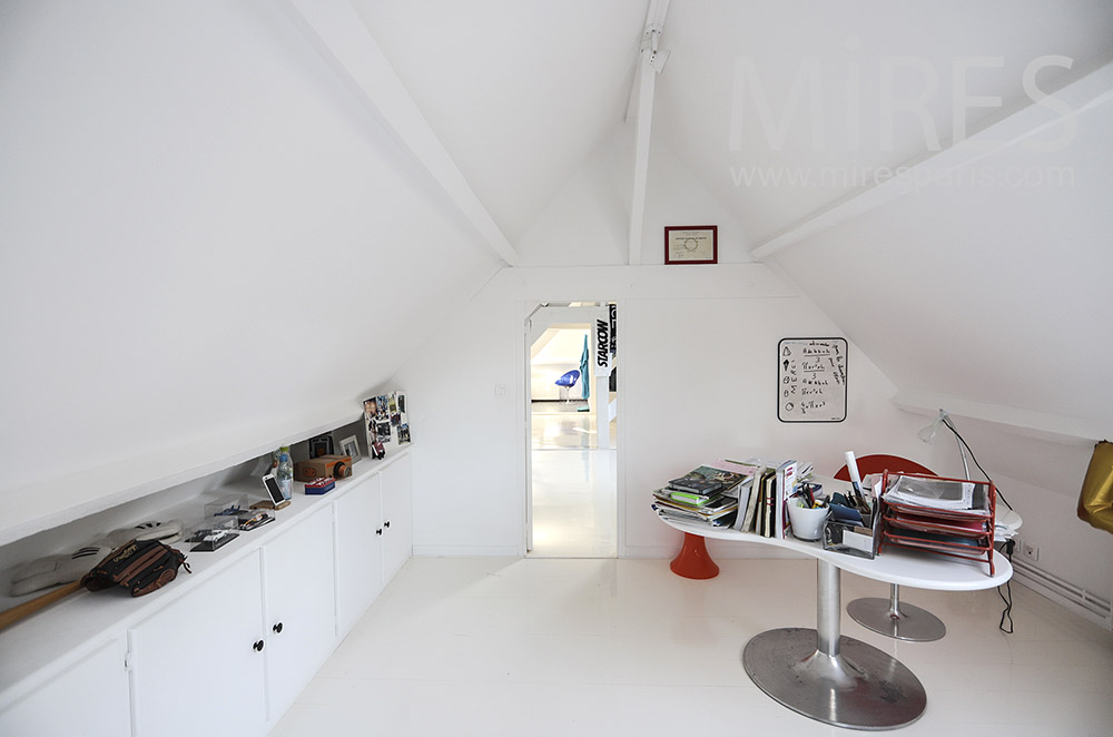 Office in the attic. C1797