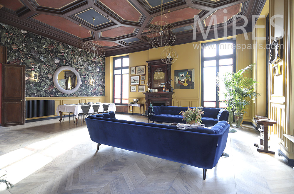 Grand salon coloré. C1805