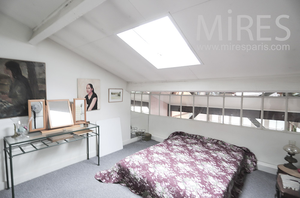 Bedroom, roof window. C1809