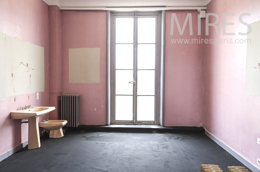 Chambre rose patinée. C1830