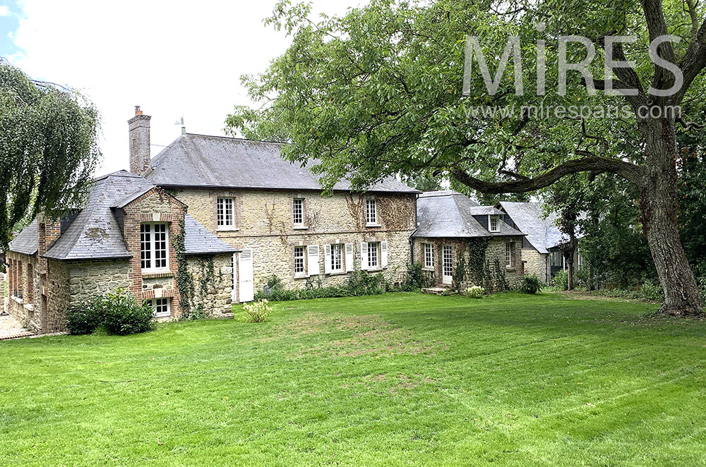 Old stone manor house. C1863