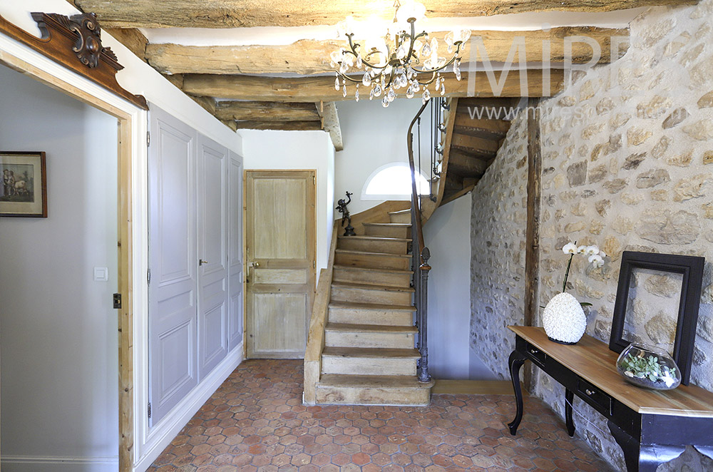 Ancien escalier tournant. C1851