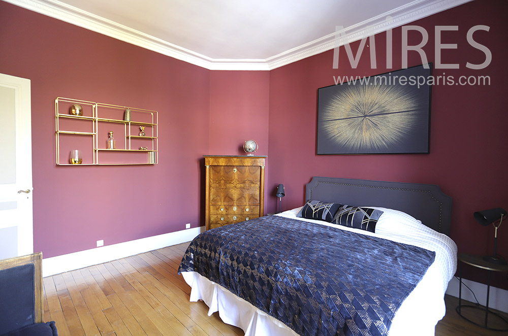 Chambre rouge. C1862