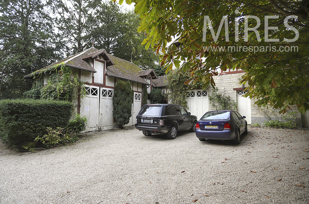 Old garage. C1864