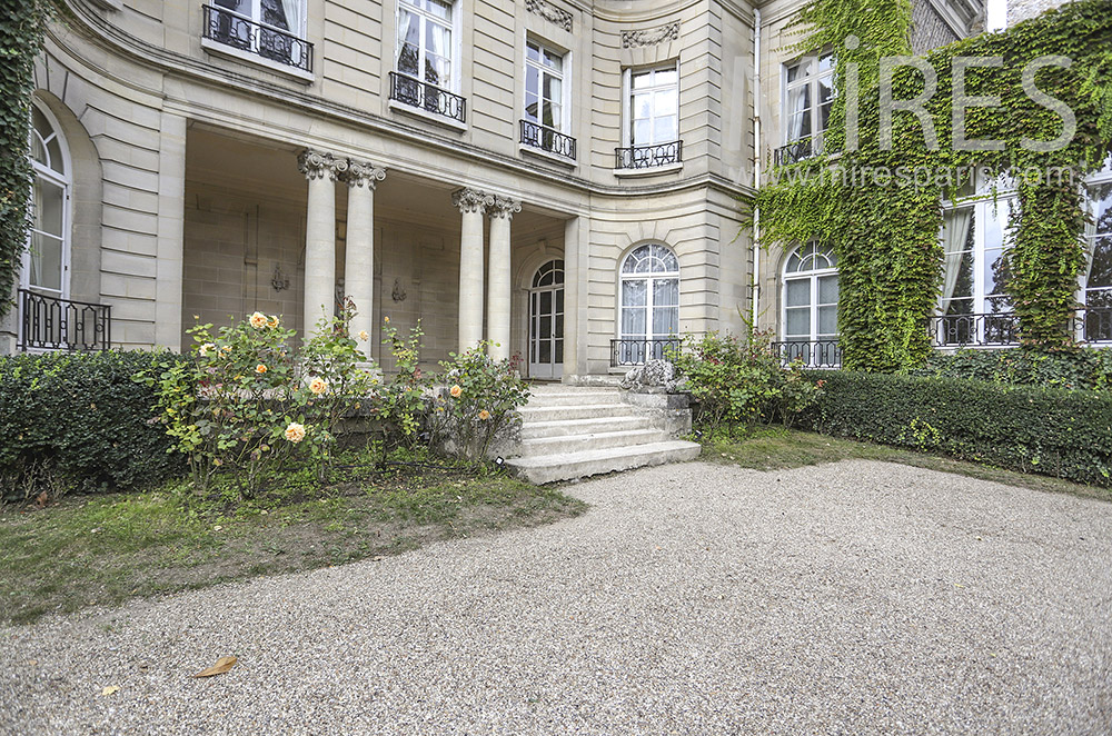 Neoclassical entrance. C1864