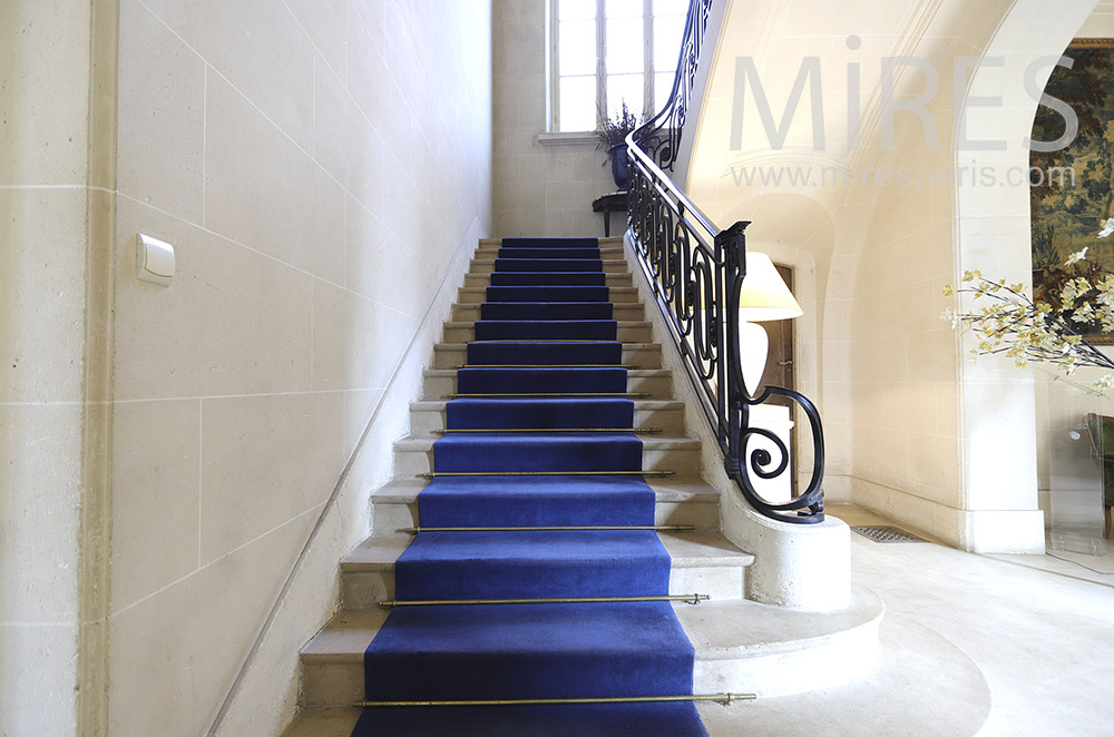 Large staircase. C1864