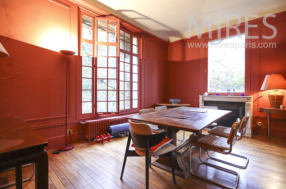 C1880 – Red dining room