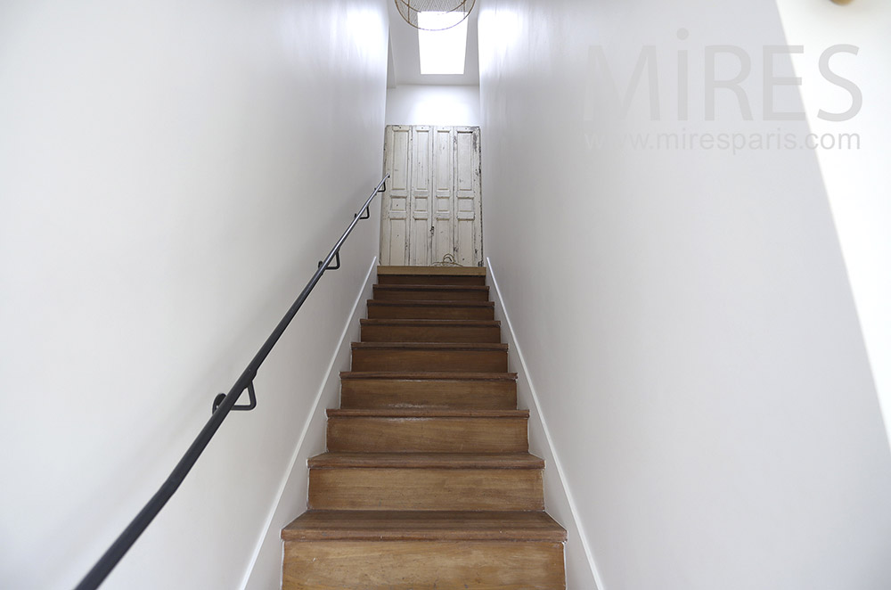 Escalier droit. C1895