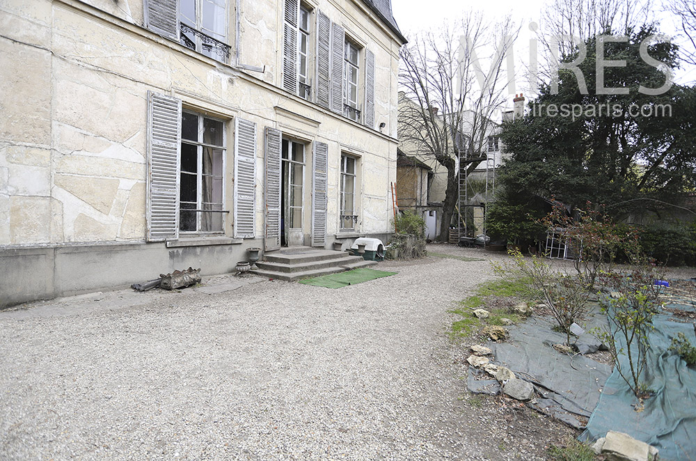 C1901 – Façade côté jardin