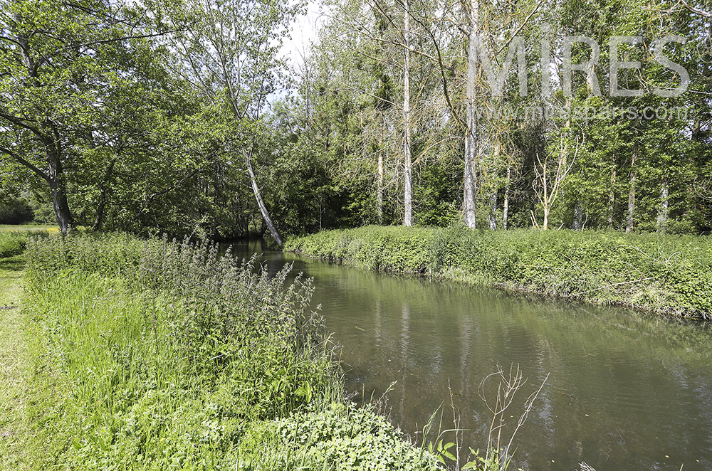 C1916 – Parc avec rivière et champs