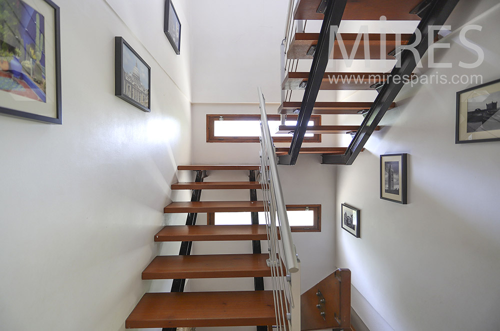 Modern staircase. C1918