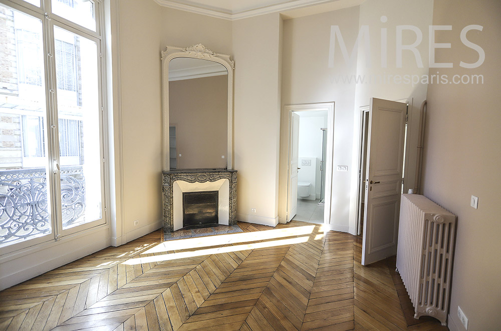 Bedroom with bathroom. C1936