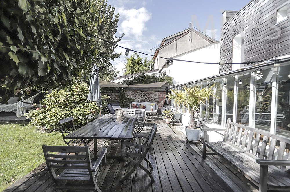 C1945 – Grande terrasse en bois