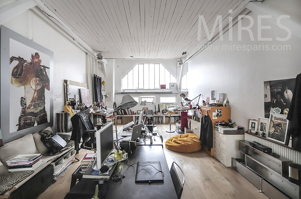 Bureau atelier bohème. C0542