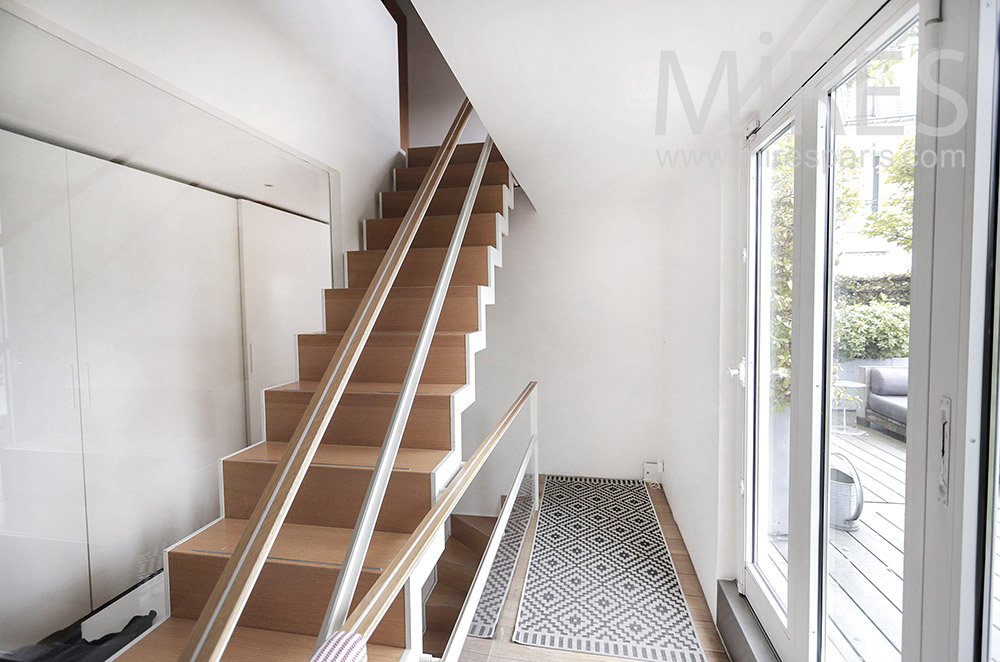 Designer staircase. C1989