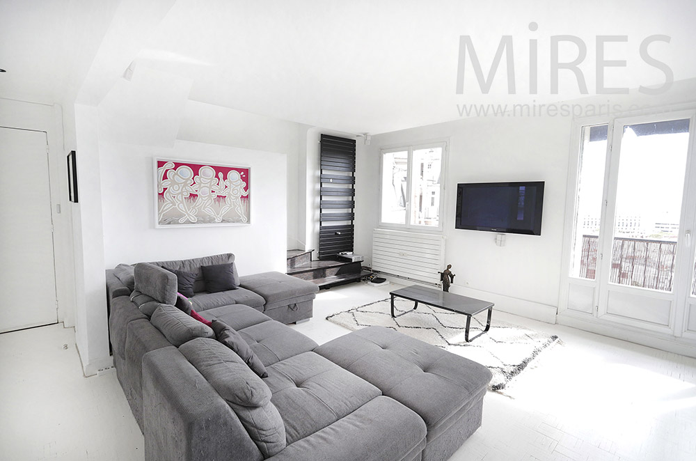 C2007 – White and gray living room