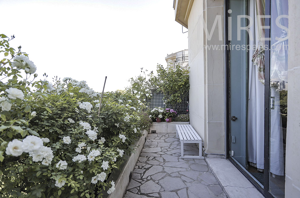 C2017 – Balcony with flowers