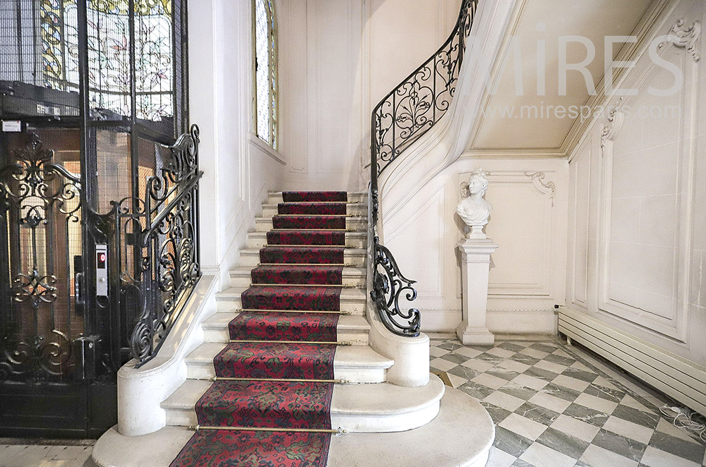 C2023 – Empty building, staircase and entrance