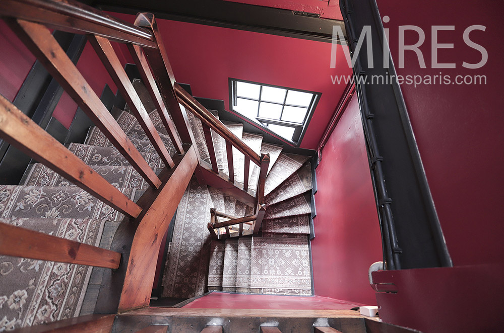 Red staircase. C2039