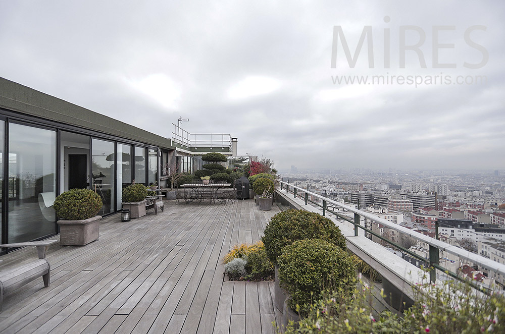 C2062 – Parisian apartment with rooftop