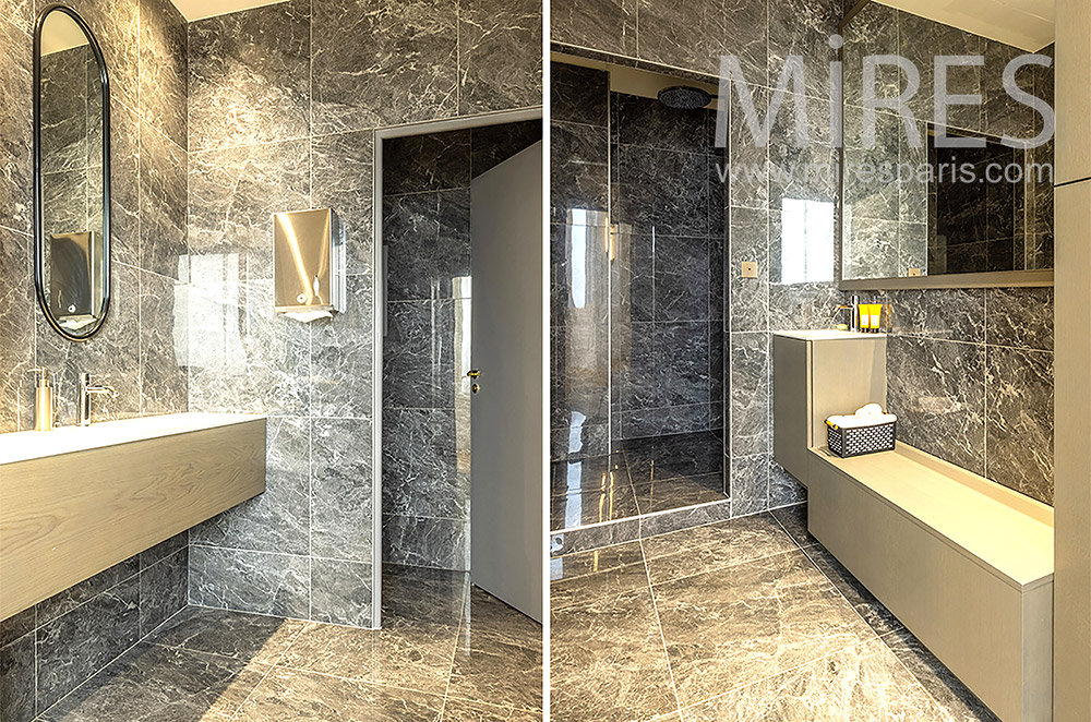 C2098 – Marble shower