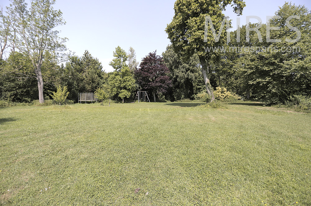 Lawn and playground for children. C0296