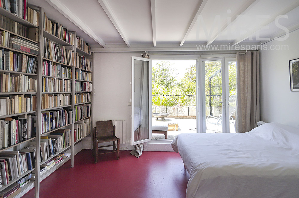 C2109 – Chambre bibliothèque avec terrasse
