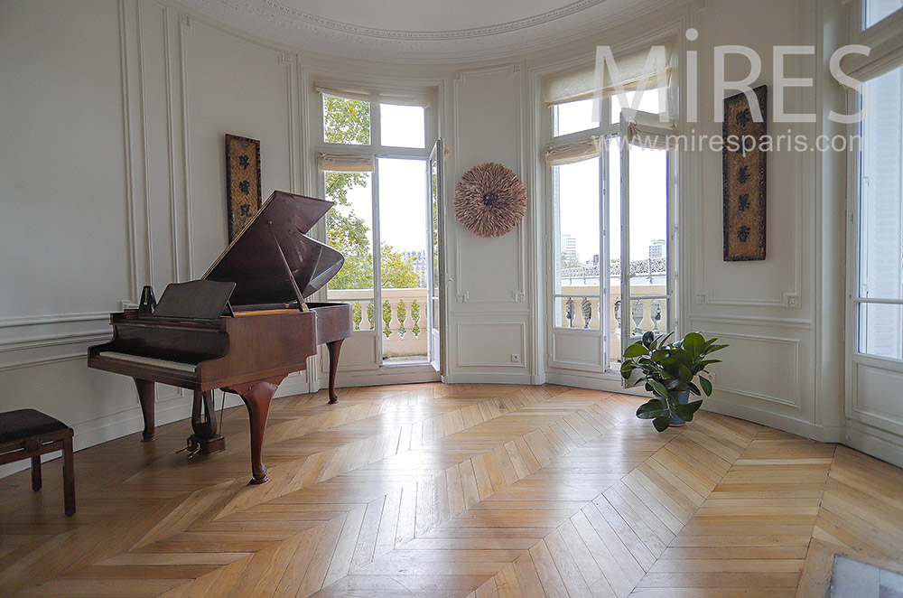 C2157 – Beautiful Parisian apartment, view of the Seine