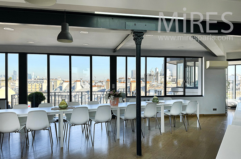 C2294 – Penthouse vue Tour Eiffel