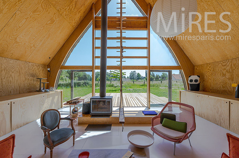 C2385 – Maison d&rsquo;architecte en bois